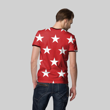 tshirt made of stars fabric